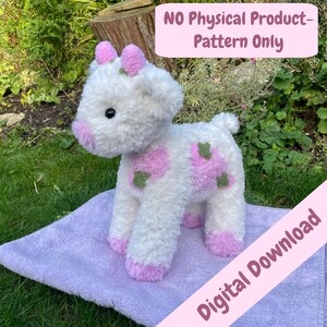 Crochet Pattern Bundle - Standing Cow Pattern + Strawberry Mod, Forest Fairy Mod and Pumpkin Spice Mod- in English image 6