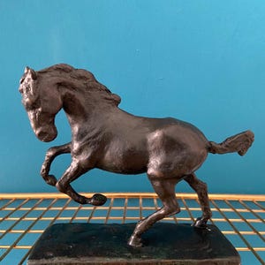 Vintage Bronze Horse Sculpture Signed &quot;CID&quot;