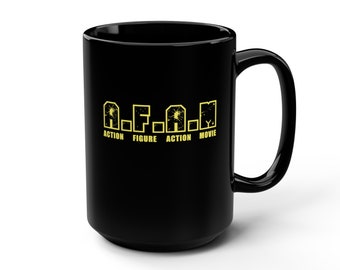 A.F.A.M. Taza negra, 15 oz