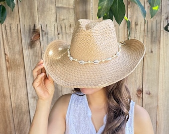 Fascia per cappello con perline color turchese, marrone e osso - Fatta a mano - Cowboy Cowgirl Southwest - Italia Fascia per cappello con perline color turchese, marrone e osso - Fatta a mano - Cowboy Cowgirl Southwest - Italia