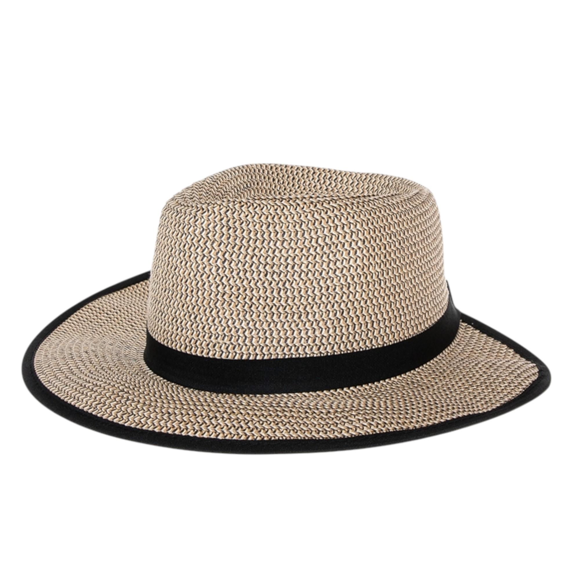 UPF 50+ Wide Brim Ponytail Fedora - Packable Sun Hat for Tennis Travel Get holiday ready with our newest sun hat. The Vacation Wide  main image 4