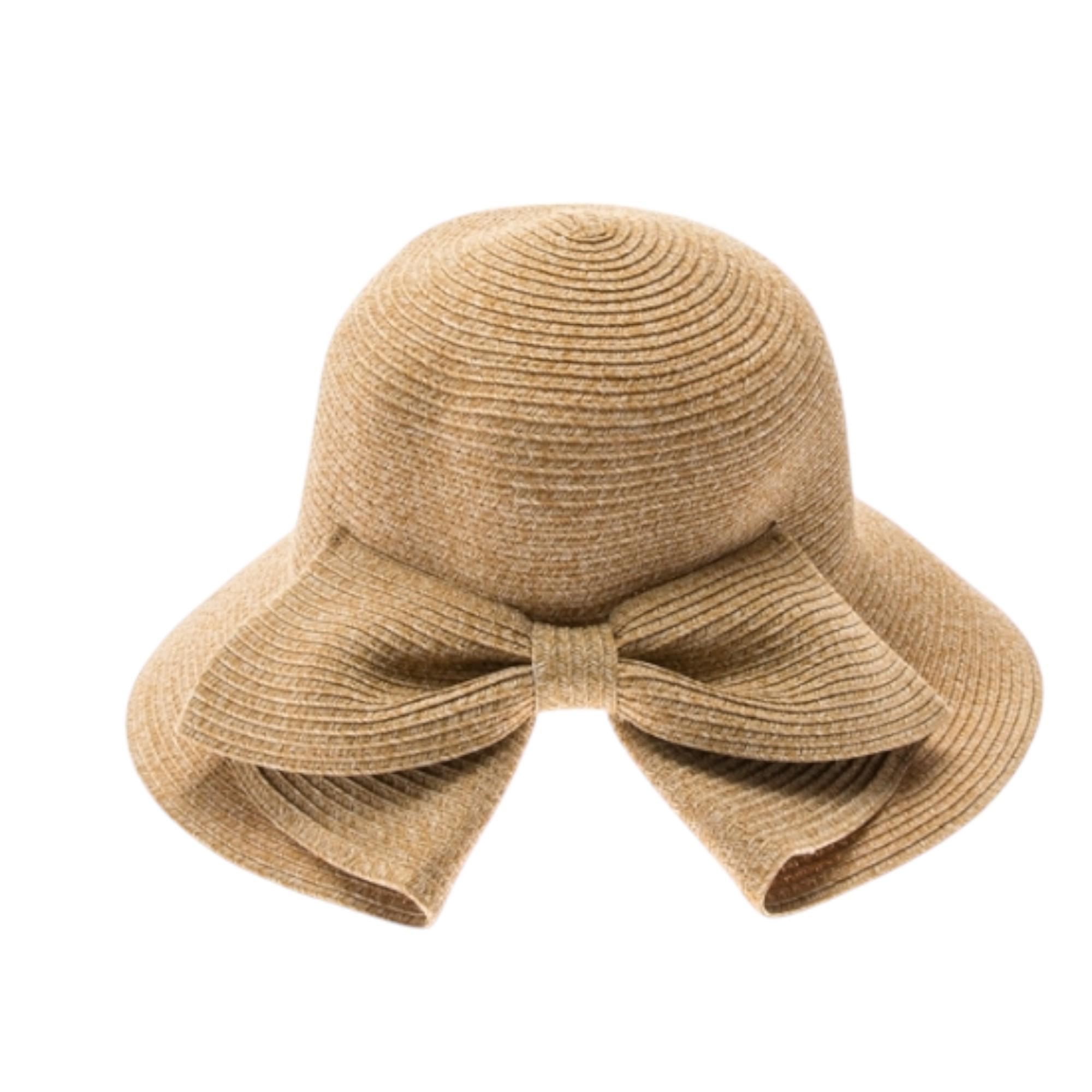UPF 50+ Sun Hat: Packable Straw-look Braid With Bow - Etsy display picture 2