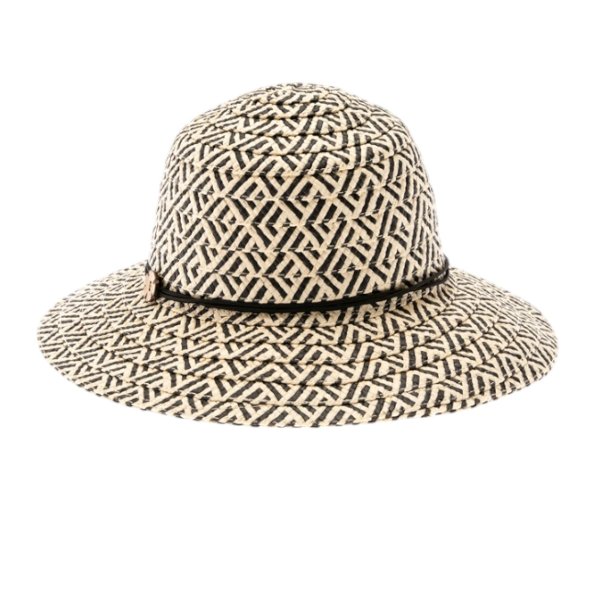 Handmade Foldable Straw Bucket Hat UPF 50+ Sun Protection Travel BAODANN Womens Sun Hat Handmade Straw Bucket Wide Brim  main image 2