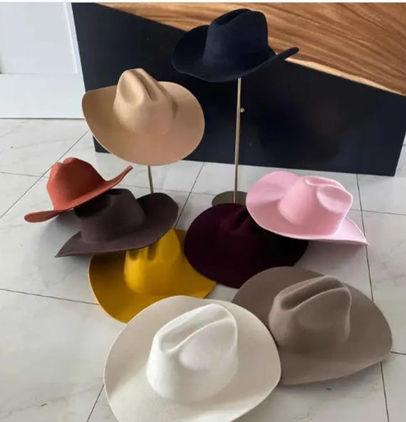 Australian Wool Cowboy Hat: Classic Cattleman Rancher - Etsy display picture 1