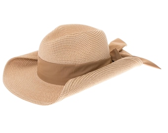 Women's Straw Cowgirl Sun Hat | UPF 50+ Protection, Packable, Western Style