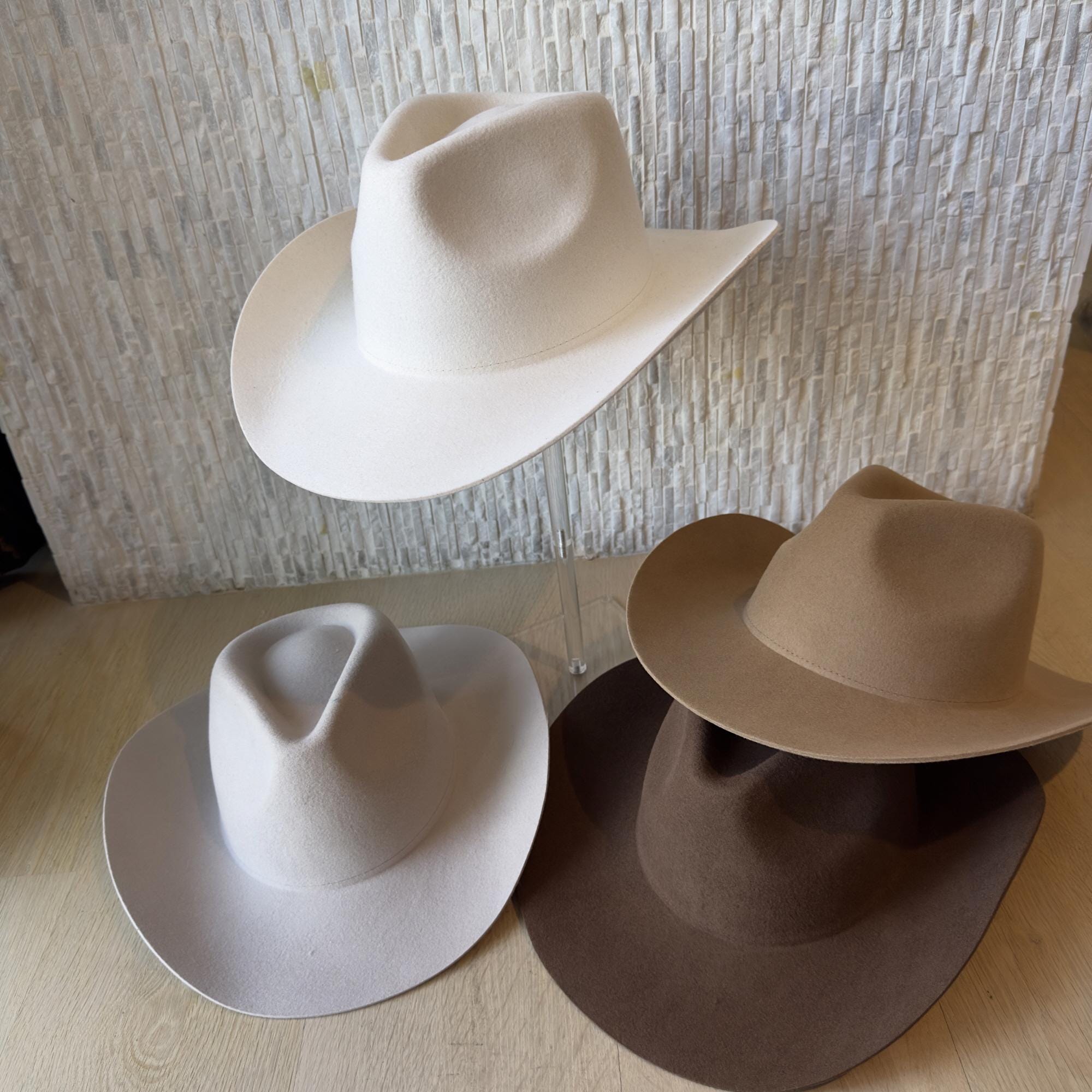 Teardrop Crown Cowboy Hat - Etsy display picture 1