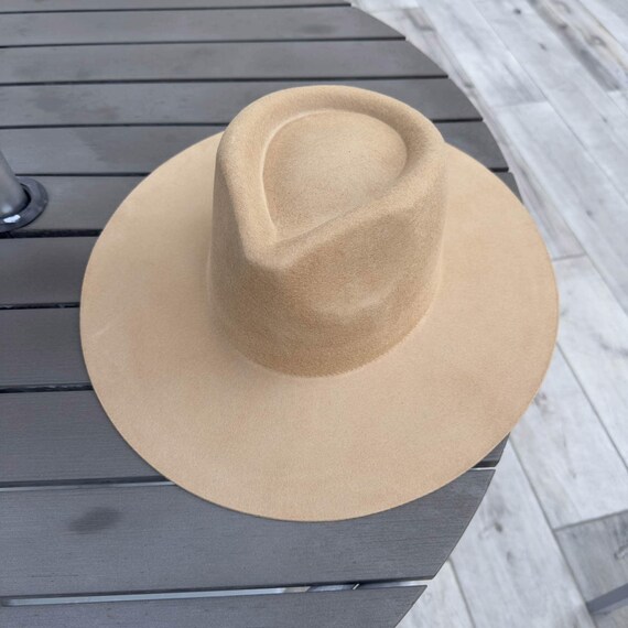 Australian Wool Rancher Hat: Teardrop Crown Cowboy Style  display picture 2