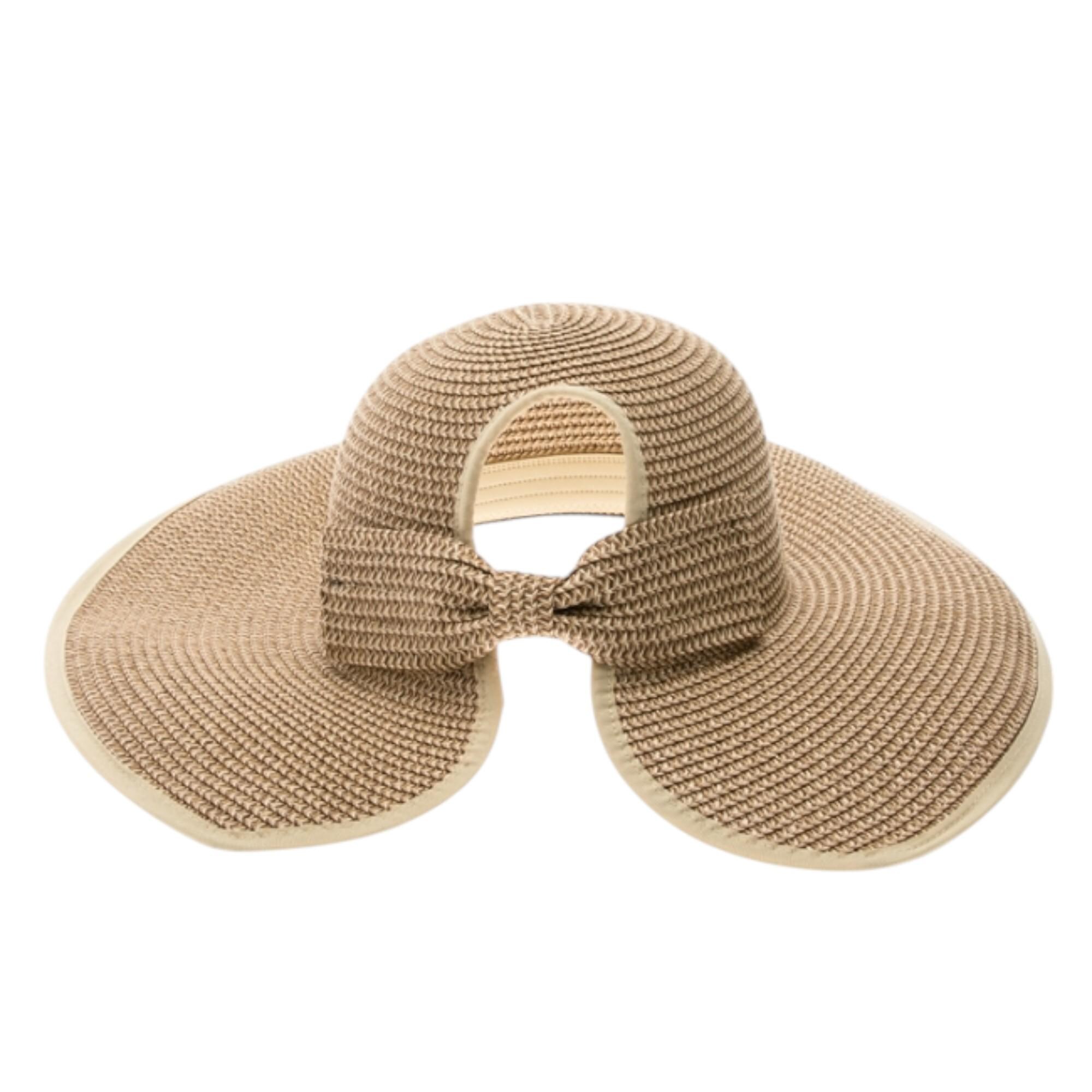 UPF 30+ Wide Brim Sun Hat - Packable Adjustable Travel Swim Beach Hat Free Authority Outdoors Hiking Sun Hat, Breathable UV  main image 2