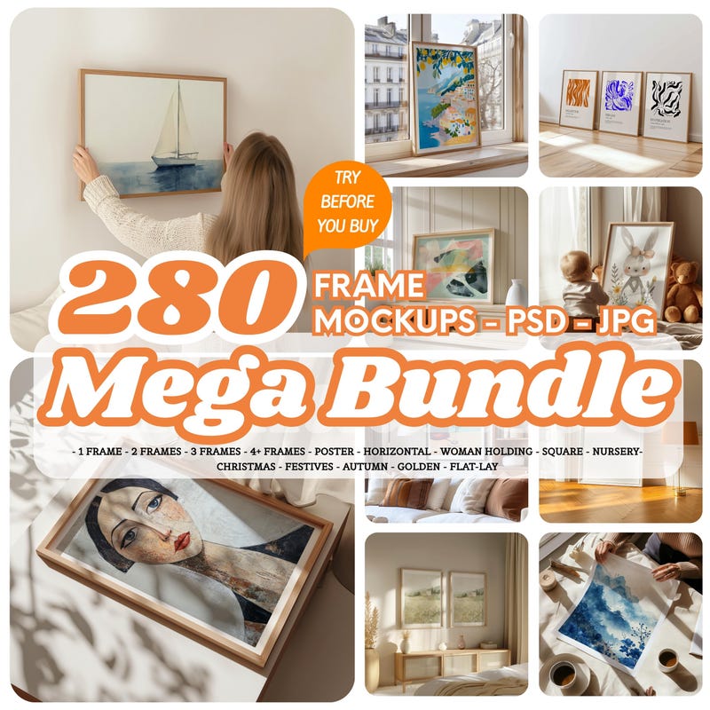 Mockup Frame - Etsy