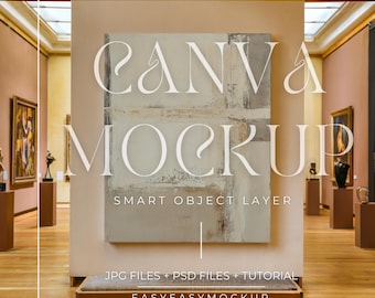 Canvas Mockup Vertical, Photoshop Mockup, Art Print Mockup, Vertical Minimalist Mockup, Simple Vertical Canvas Frame Template, canvas mockup