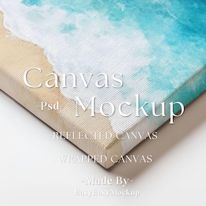 Canvas Mockup Vertical, Photoshop Mockup, Art Print Mockup, Vertical Minimalist Mockup, Simple Vertical Canvas Frame Template, canvas mockup