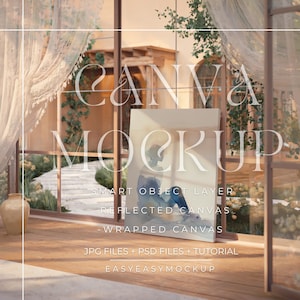 Canvas Mockup Vertical, Photoshop Mockup, Art Print Mockup, Vertical Minimalist Mockup, Simple Vertical Canvas Frame Template, canvas mockup