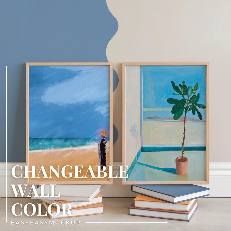 2 Frames Mockup, Vertical Frame Psd, Photo Frame Mockup, Picture Frame