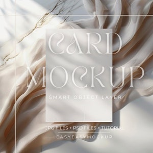 Boho Karte Mockup, Minimalistisches Einladung Mockup, Blanko Karte MockUp, Grußkarte Mockup, A4 Karte Mockup, 5x7 Invite MockUp
