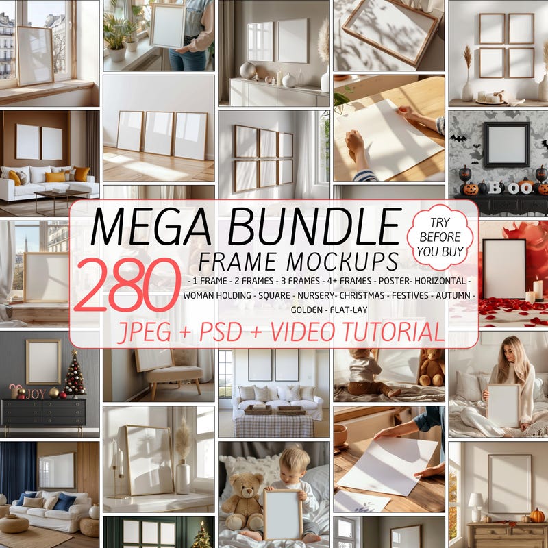 Mockup Frame - Etsy