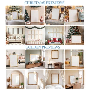 500 Frame Mockup Bundle PSD, Wall Art Display Collection, Gallery Wall Mockups Set, Lifestyle Poster Frames, PSD File Smart Object Layer image 12