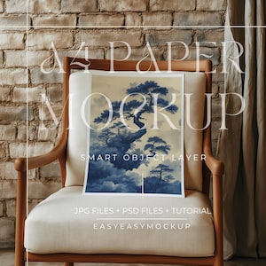 A4-papier mockup 5 x 7 plat gelegd | Realistische witte poster en kaart voor kunstafdrukken, paginadisplays | Mockup DIN A-poster, slimme objectlaag PSD