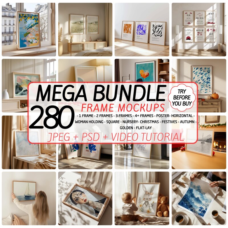 Mockup Frame - Etsy