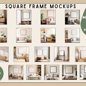 Frames Mockup Bundle Set, Frame Mockup Bundle, 150x PSD Wall Mockup Frame, PSD Frames Bundle, Mega Bundle Frames Mockup, Mockup Bundle Set zdjęcie 8