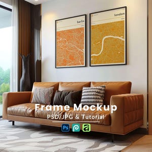 2 Frames Mockup, Vertical Frame Psd, Photo frame Mockup, Picture Frame Mockup, Close up Mockup, Set of 2 Frames Mockup, Frame Mock up Wood