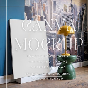 Canvas Mockup Vertical, Photoshop Mockup, Art Print Mockup, Vertical Minimalist Mockup, Simple Vertical Canvas Frame Template, canvas mockup