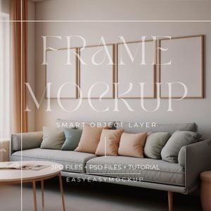 Set Of 4 Frames Mockup, Easy Frame Mockup, Vertical Frame Psd, Photo frame Mockup, Picture Frame Mockup, Frame Mockups Size, Frame Mock Up
