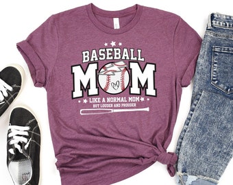 Baseball Mom Shirt, Baseball Mother Shirt, Game Day Shirt, Sports Mom Shirt, Baseball Lover Shirt, Baseball Mom Gift Shirt, Mom Life Shirt