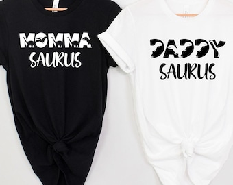 Family Matching Dinosaur Shirts, Dinosaur Birthday Shirt, MamaSaurus Shirt, DaddySaurus Shirt, Dinosaur Shirt, Custom Dinosaurus Shirts