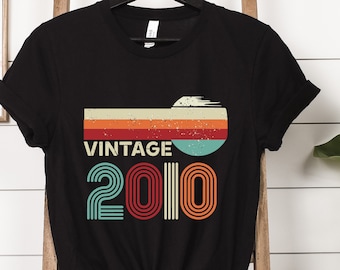 2010 Vintage Birthday Shirt: Retro Style Tee or Sweatshirt