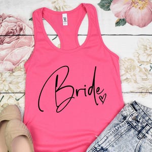 Bachelorette Party Tank Top, Bride Tank Top, Bridesmaid Tank Top, Bride Shirt, Bachelorette Party Top, Group Party Tank Top, Bride Gift