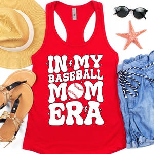 Baseball Mom Tank Top, In My Baseball Mom Era Tank Top, Game Day Tank Top, Sport Mom Tank Top, Baseball Lover, Baseball Mom Tank Top