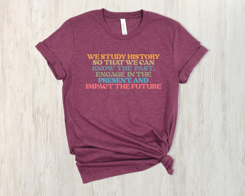 Camiseta retro de profesor de historia, camiseta de estudios sociales, camiseta de regreso a clases, camiseta para amantes de la historia, camiseta divertida de regalo para profesor de secundaria imagen 3