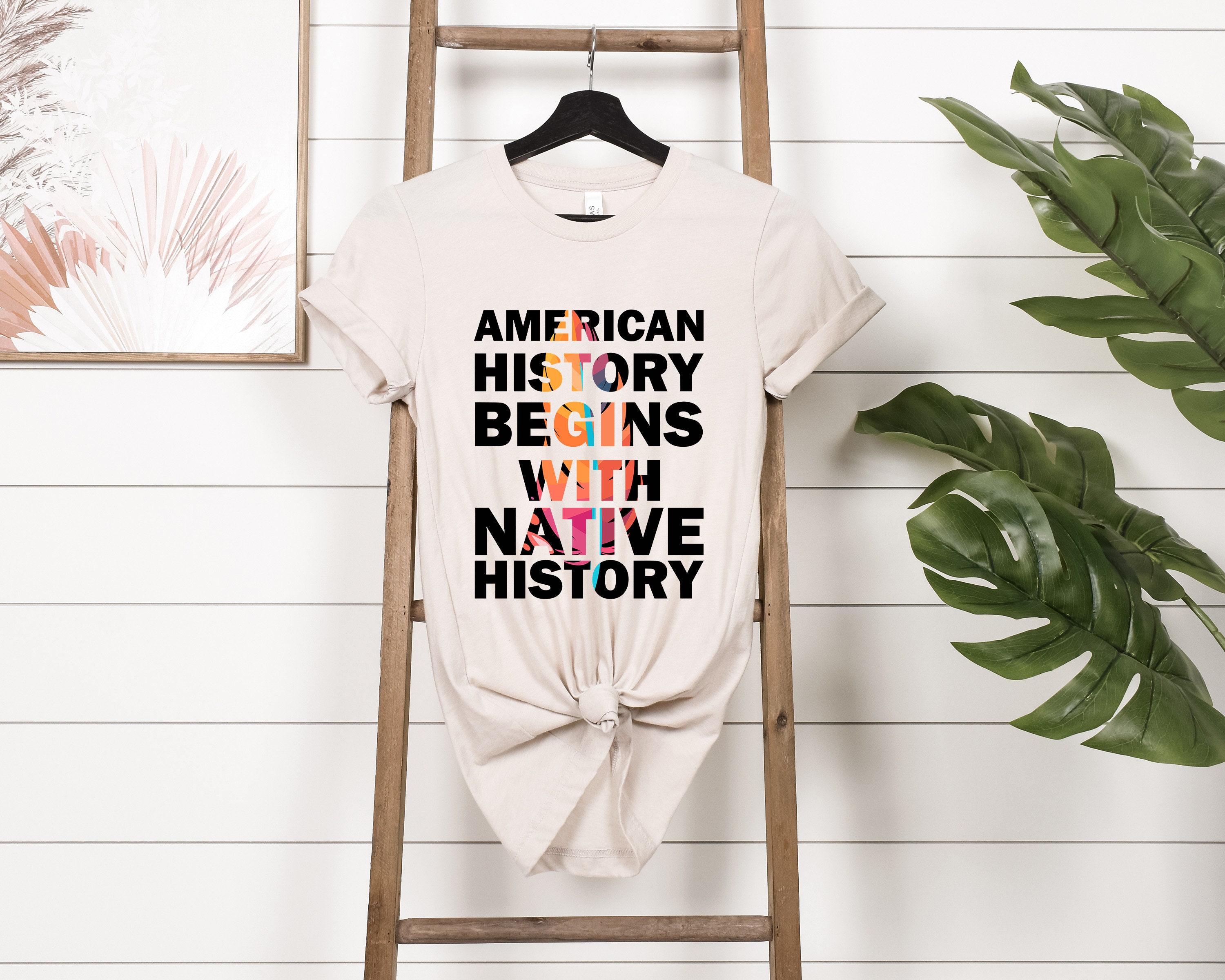 American History Begins With Native History Shirt, Native