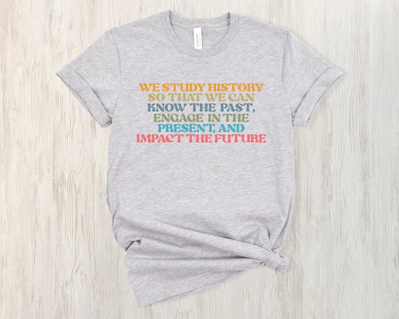 Camiseta retro de profesor de historia, camiseta de estudios sociales, camiseta de regreso a clases, camiseta para amantes de la historia, camiseta divertida de regalo para profesor de secundaria imagen 2