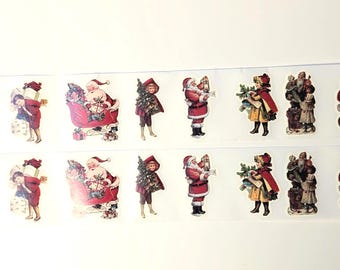 Vintage style Christmas Stickers