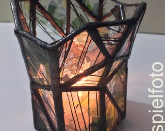 Vorlage 3D-Design Tiffany-Windlicht / Abstrakt (W010923)