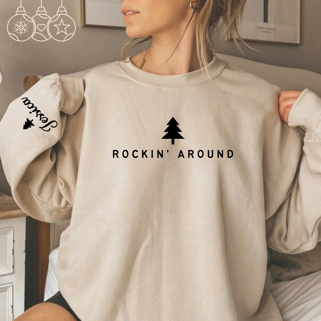 Christmas Tree Graphic Drop Shoulder Sweatshirt main image 0