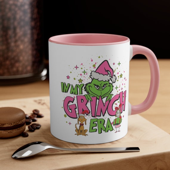 Dr. Seuss The Grinch Face Holiday Coffee Mug Cup 16 Oz