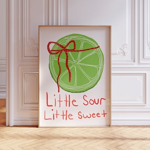 Coquette Lime Poster, It Girl Aesthetic Poster, Downtown Girl Aesthetic Trendy Wall Art, Funny Quote Poster, Affirmation Poster, Eclectic