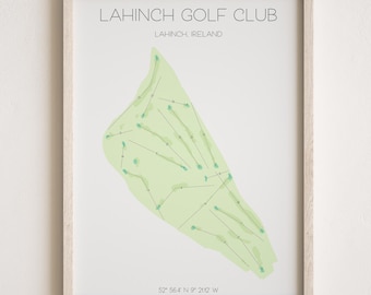 de golf de Lahinch affiche de Zazzle.be Liste d'envies Vous avez des idées ? Parcours de golf d'Irlande | Impression de parcours de golf [SANS CADRE]