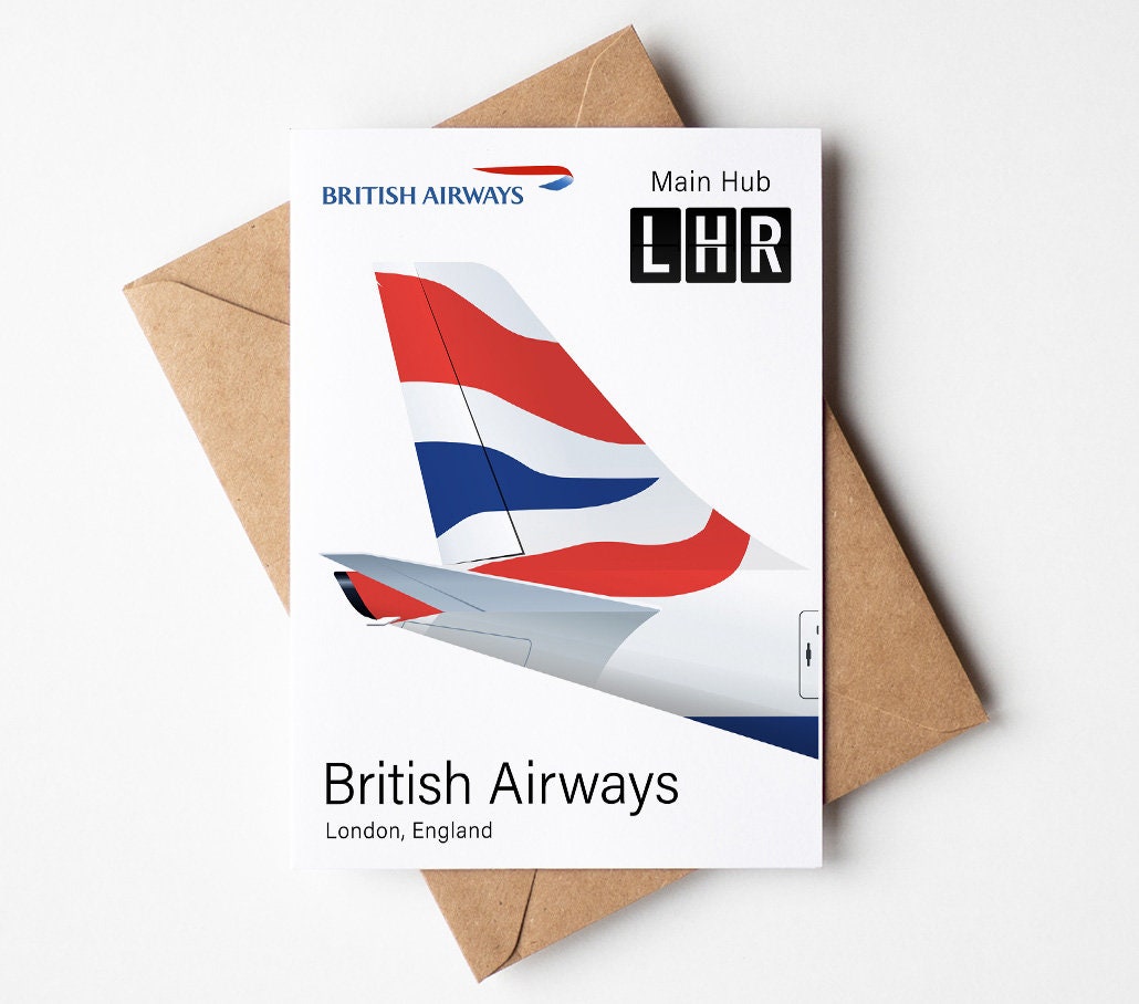 British Airways Tickets - Etsy