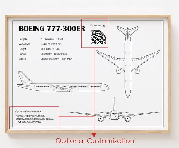 Boeing777-300er記念品＆絵葉書2枚 Boeing777-300er記念品＆絵葉書2枚