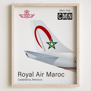 Pince à Billets Publicitaire Royal Air Maroc - Objet Vintage Doré, Occasion
