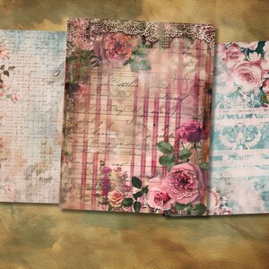 35 Shabby Grunge Borders, a collection that captures the rustic elegance and textured look of grunge for your scrapbooking and junk journaling.