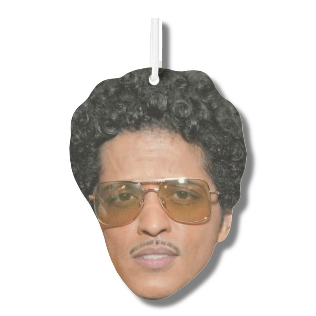 Bruno Mars Christmas Ornament 