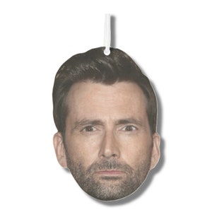 David Tennant Air Freshener Christmas Ornament Birthday Gag Gift Free Shipping Stocking Stuffer Present Car Decoration Cyber Monday