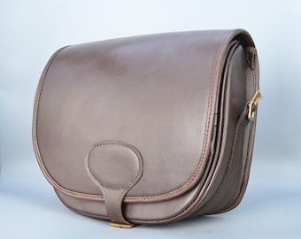 Handmade Brown Leather Cartridge Bag with extra Cartridge Strips - Customized Hunting Bag, Shooting Bag, Gift for dad, Gift for Hunters
