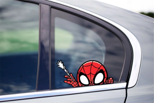 Stickers De Voiture Spiderman