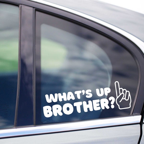 What's Up Brother Special Teams Special Players Tuesday Bumper Window Vinyl Decal Stickers For Cars Trucks SUV Van Meme Viral Stickers