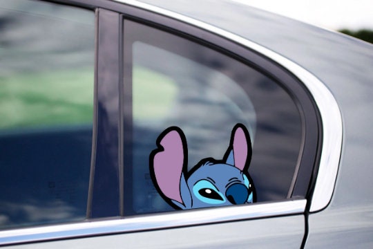 Disney Parks Stitch Licking Window Car Decal Stickers Auto - NEW